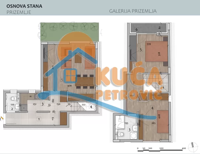 Trosoban stan, 74 m2, Čair, Filipa Višnjića ID: p-014721 2