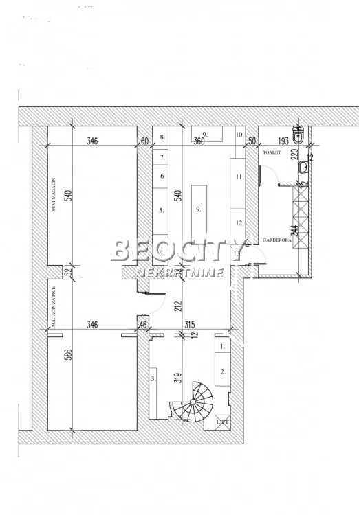Lokal, 80 m2, Cvetni trg ID: 126602 16