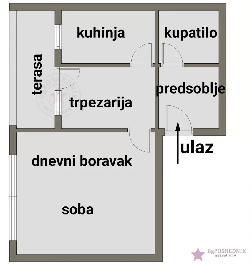 Voždovac, Crkva kralja Vladimira, Indire Gandi, 40m2 2
