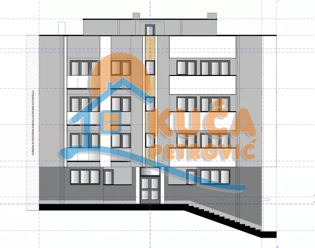 Dvosoban stan, 51.09 m2, Donja Vrežina, Crnogorska ID: p-015426 2