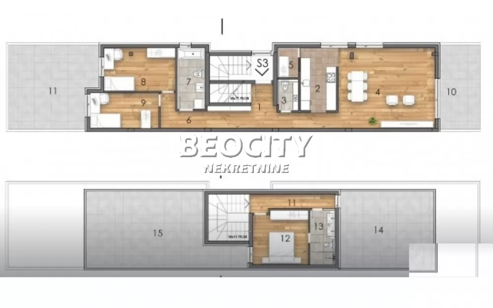 četvorosoban stan, 121 m2, Telep, Kotorska ID: 125170 1