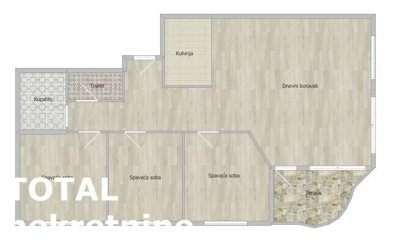 Stan,NOVI SAD,NOVA DETELINARA,kv: 92.00, € 270000, ID: 1101933 22