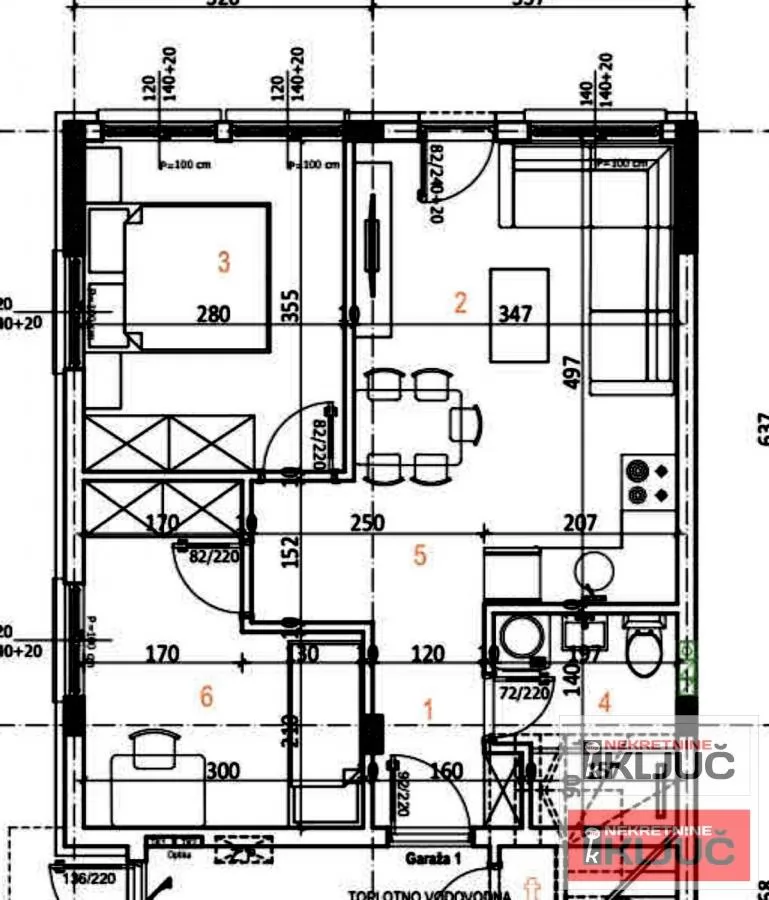 ADICE, 45m2, Dvoiposoban, Izgradnja 1