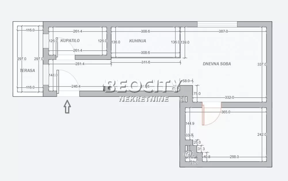 Dvosoban stan, 41 m2, Zvezdara, Jovanke Radaković ID: 126920 4