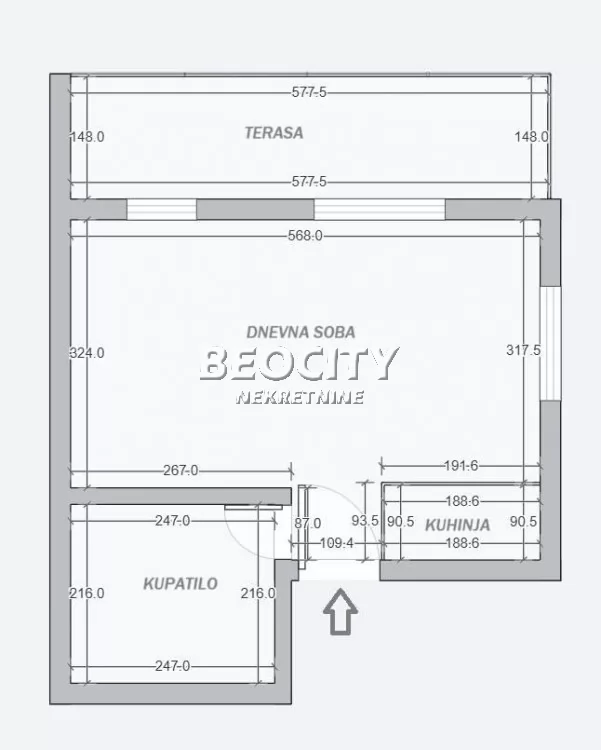 Jednosoban stan, 36 m2, Zvezdara, Dimitrija Paramendića ID: 126932 3