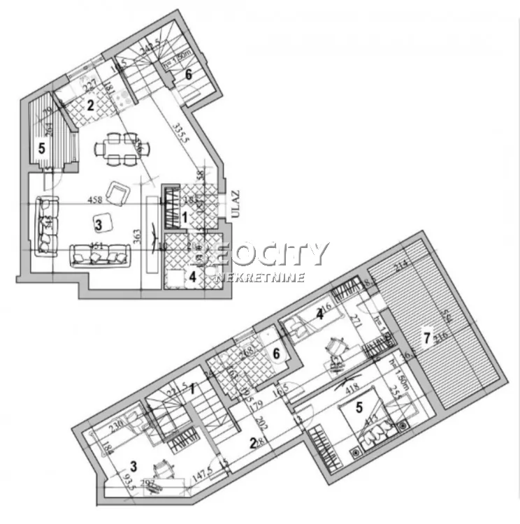 četvorosoban stan, 96 m2, Grbavica ID: 126980 1