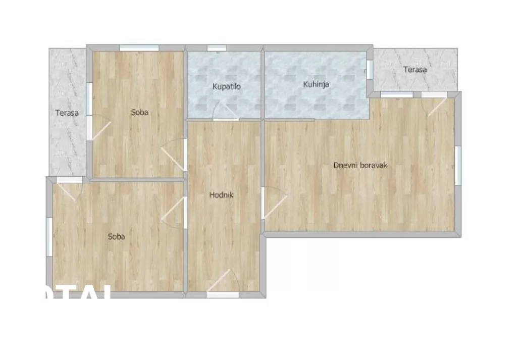 Stan,SREMSKA KAMENICA,TATARSKO  BRDO,kv: 73.00, € 152000, ID: 1101974 17