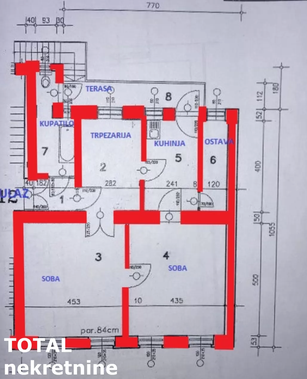 Stan,NOVI SAD,CENTAR,kv: 84.00, € 300000, ID: 1101994 1