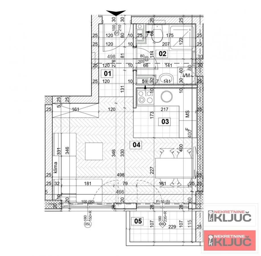 DETELINARA, 28m2, Garsonjera sa pdv 1