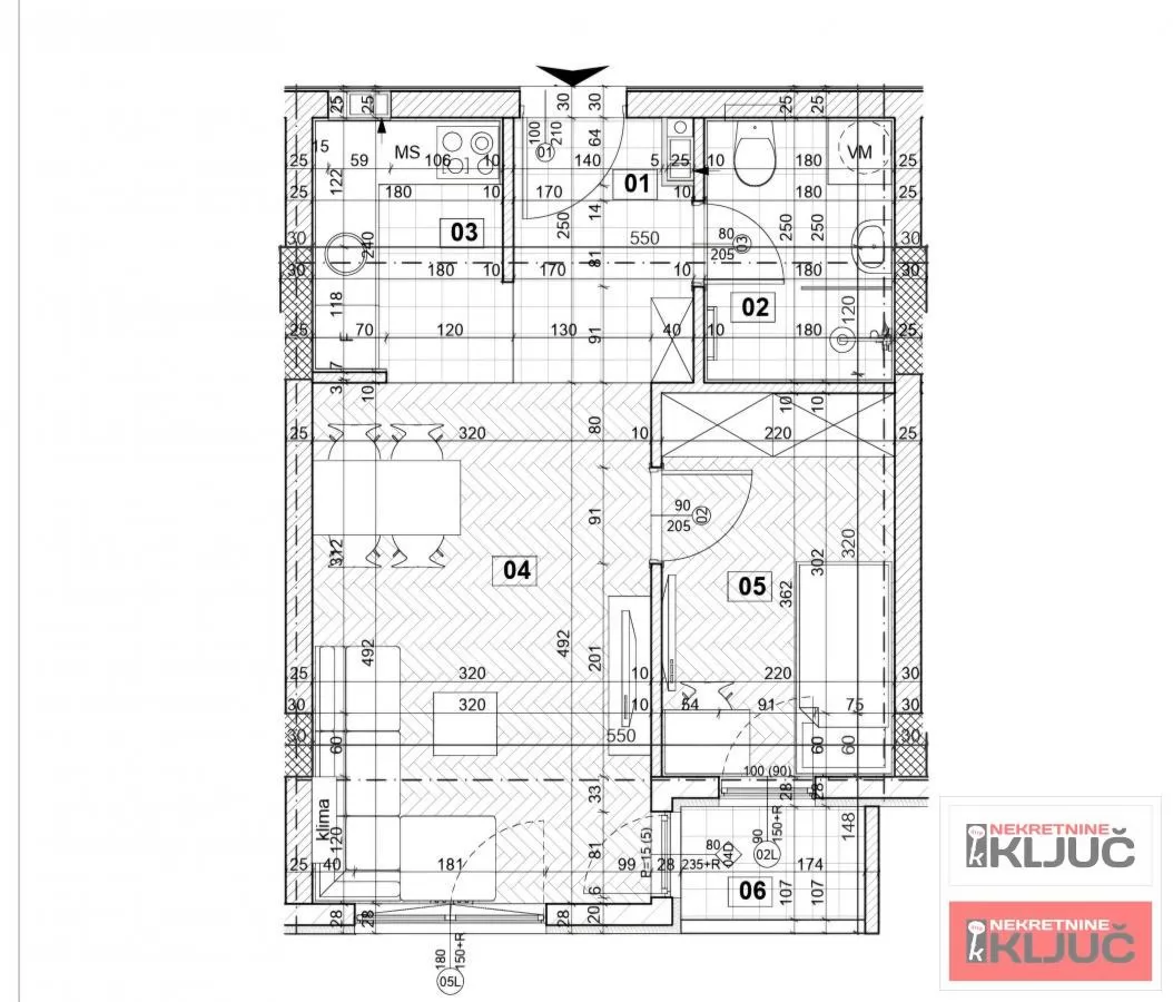 DETELINARA, 38m2, Jednoiposoban sa pdv 1