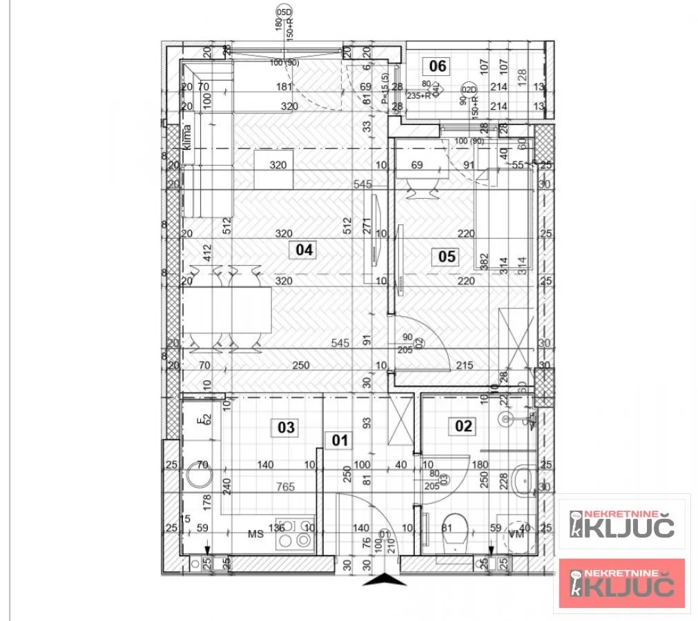 DETELINARA, 39m2, Jednoiposoban sa pdv 1