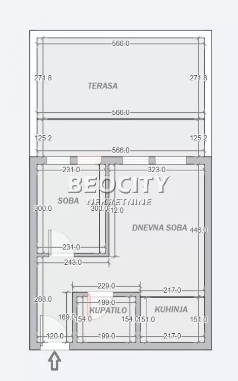 Dvosoban stan, 38 m2, Voždovac, Ljubice di Sorno ID: 126737 16