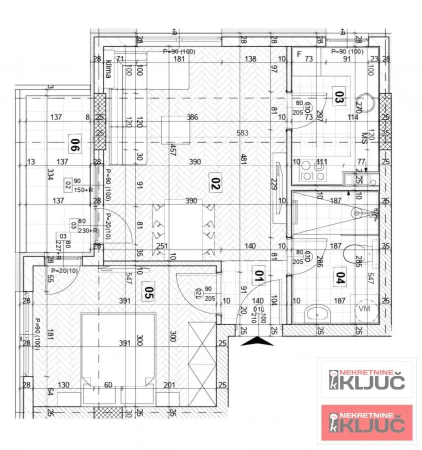 KOD LIDL-A, 46m2, Dvosoban sa pdv, Izgradnja 1