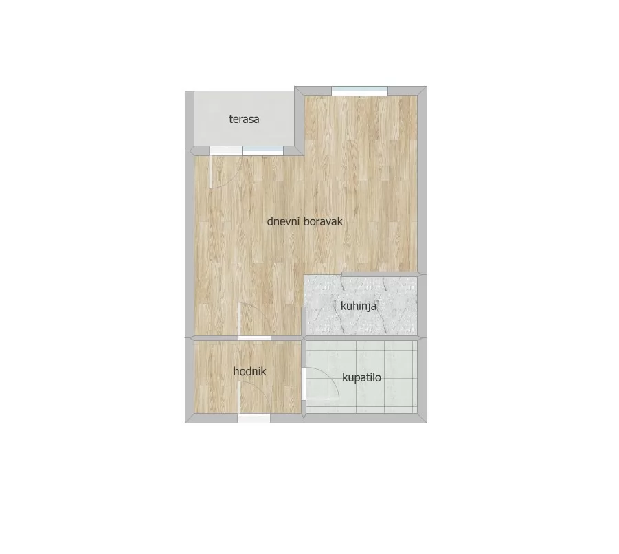 Stan,NOVI SAD,CENTAR,kv: 34.00, € 115600, ID: 1101501 10