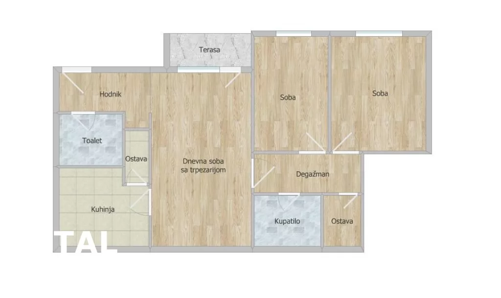 Stan,NOVI SAD,CENTAR,kv: 65.00, € 181550, ID: 1101172 1