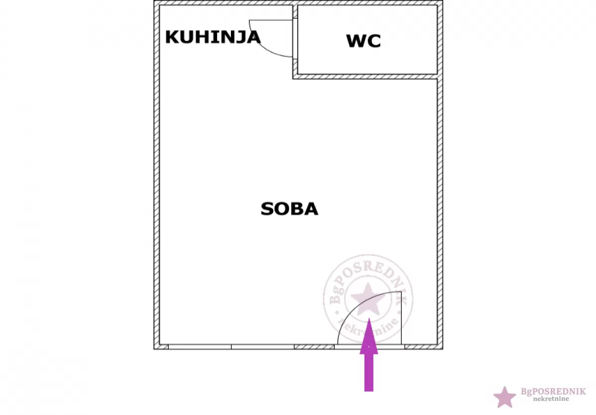 Rakovica, Stari Košutnjak, Srzentićeva, 24m2 1