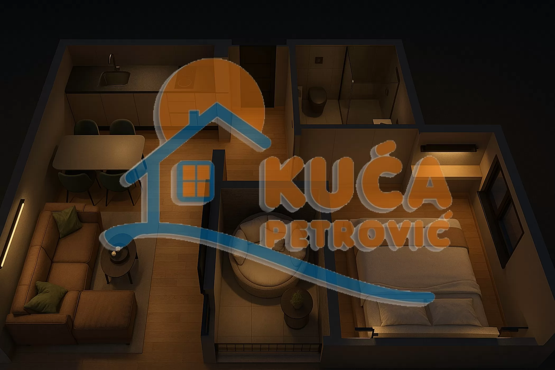 Jednosoban stan, 47.11 m2, Ćalije, Borivoja Stevanovića ID: p-015525 9