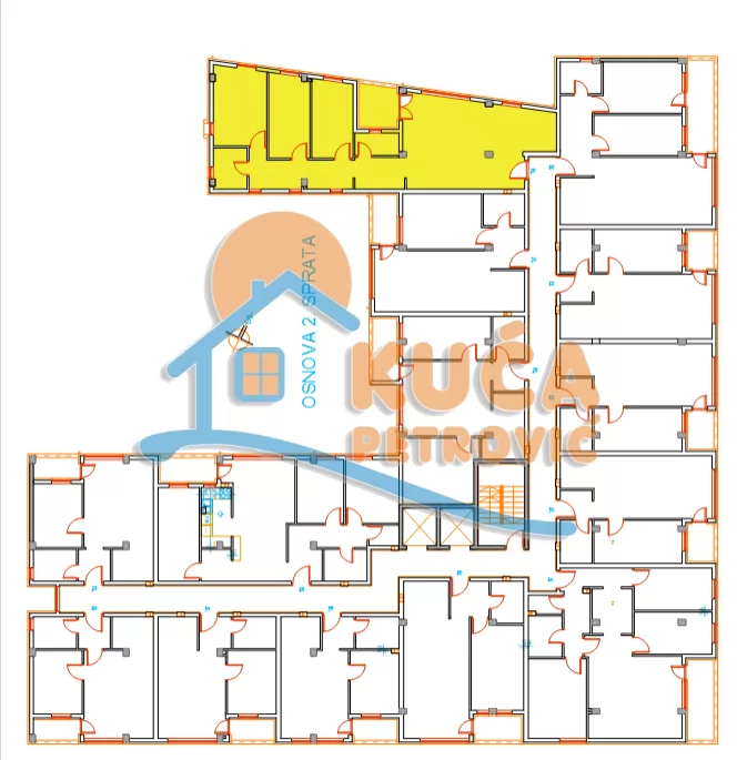 Dvosoban stan, 65.1 m2, Palilula, Mokranjčeva ID: p-015565 3