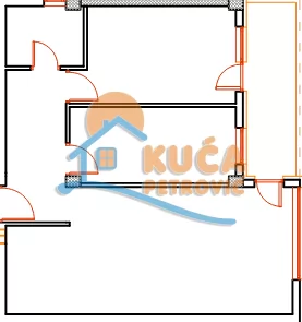 Dvosoban stan, 65.1 m2, Palilula, Mokranjčeva ID: p-015565 4