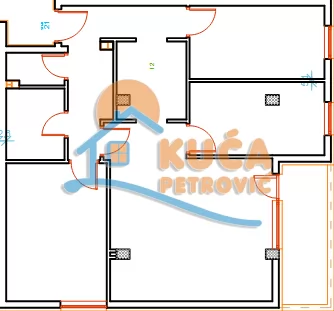 Trosoban stan, 79.5 m2, Palilula, Mokranjčeva ID: p-015564 4