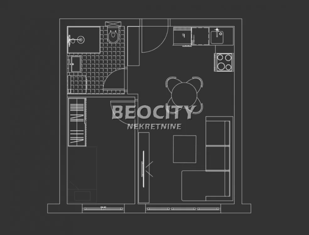 Dvosoban stan, 31 m2, Telep ID: 126972 1