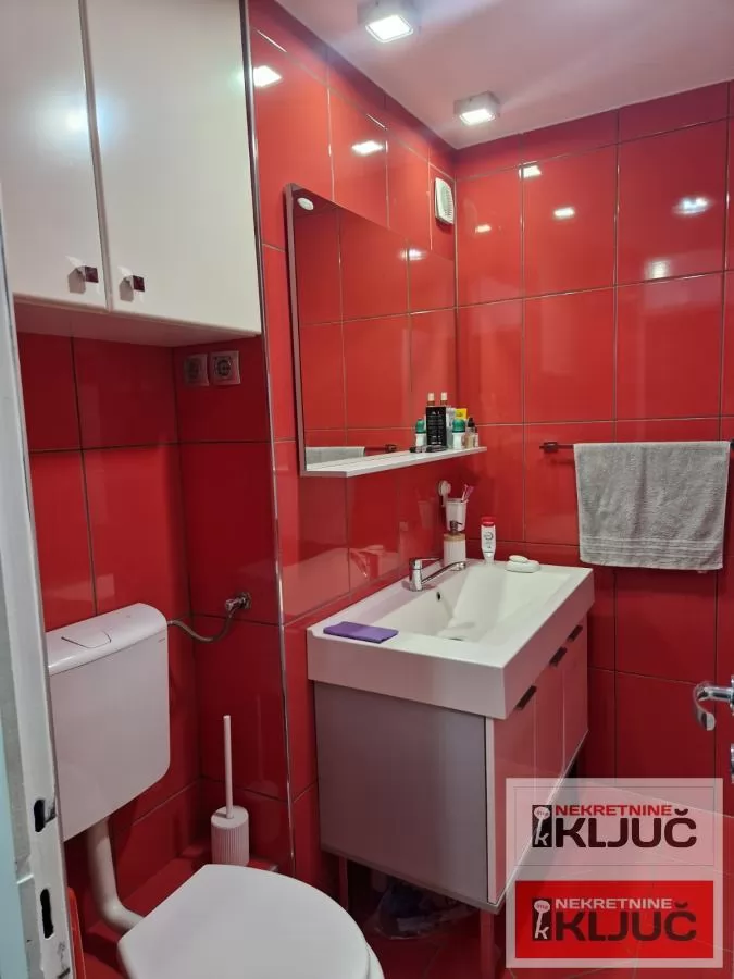 NOVO NASELJE, 55m2, Jednoiposoban, Namešten, Fasadna cigla 15