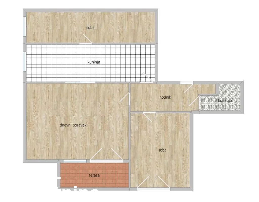 Stan,NOVI SAD,NOVO NASELJE -  BISTRICA,kv: 66.00, € 195000, ID: 1101926 30