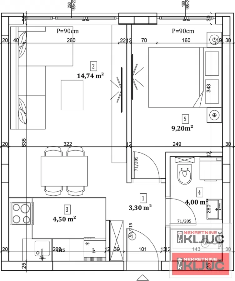 VETERNIČKA RAMPA, 36m2, Jednoiposoban, Izgradnja 1