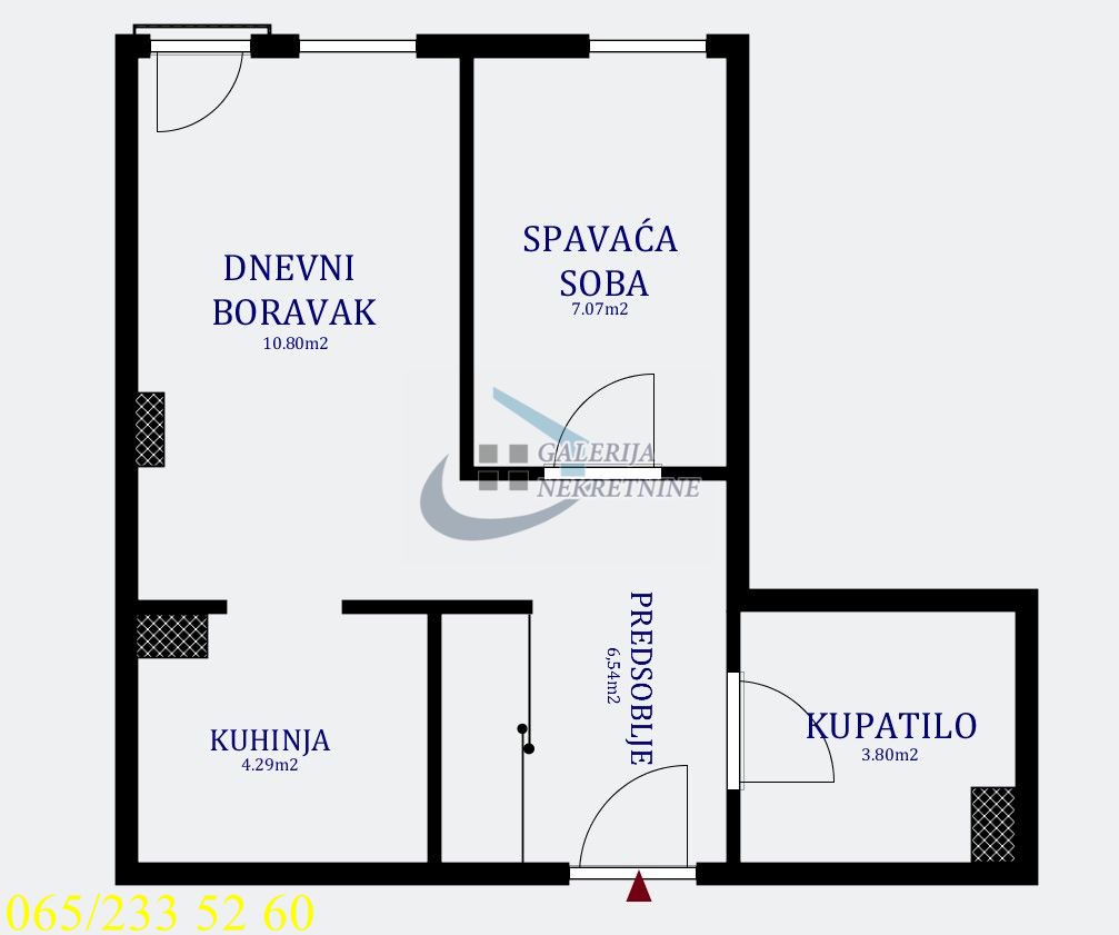 Palilula  Vukov spomenik   Ruzveltova 32 50m2 4