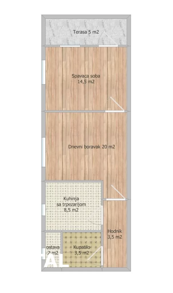 Stan,NOVI SAD,CENTAR,kv: 52.00, € 160000, ID: 1102063 11