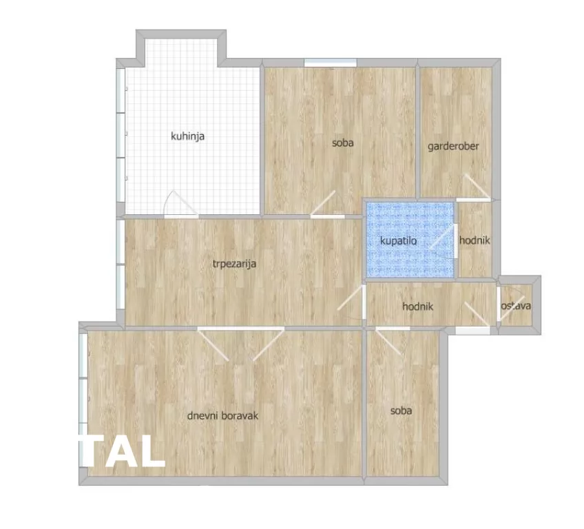 Stan,NOVI SAD,BULEVAR,kv: 56.00, € 150000, ID: 1102107 27