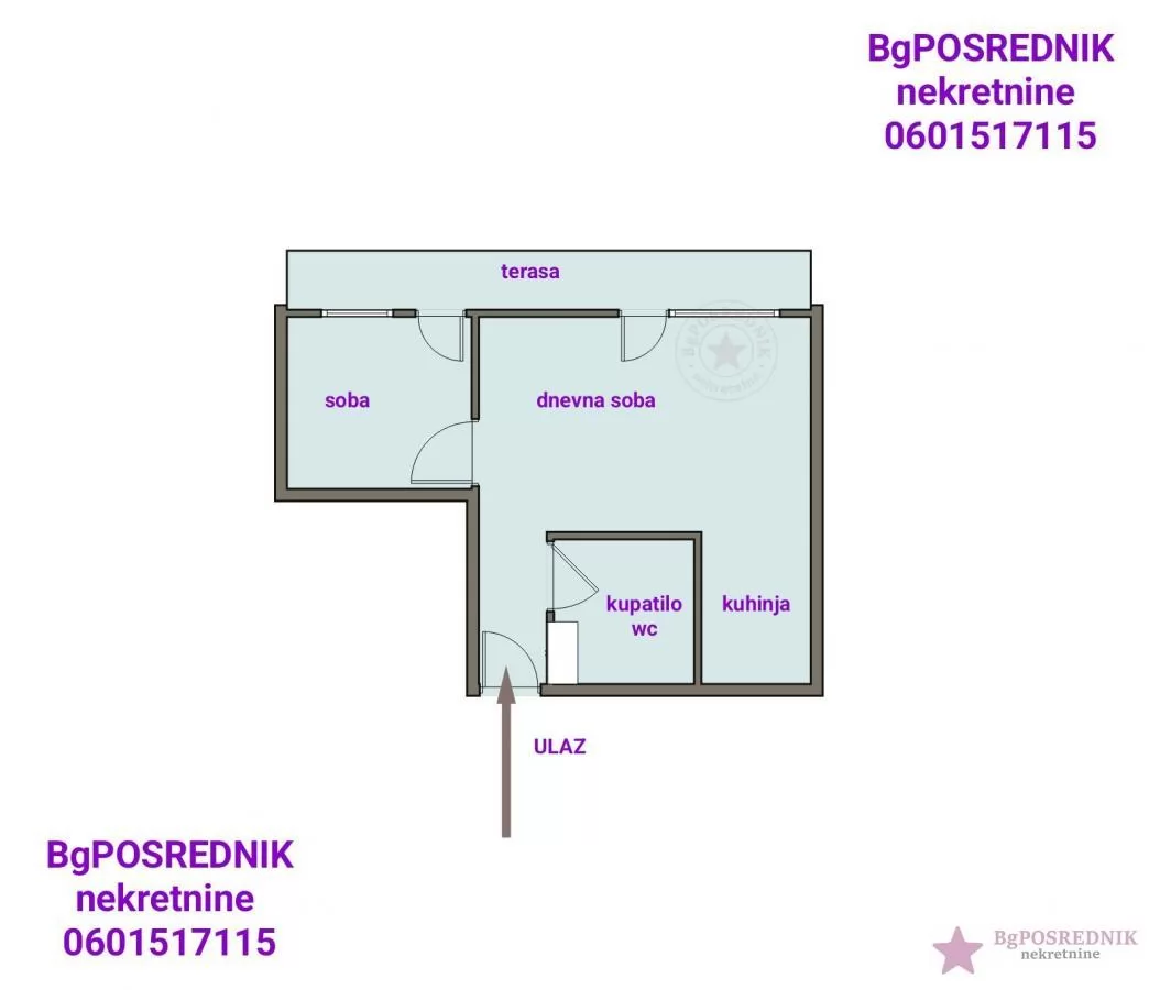 Voždovac, Trošarina, Vojvode Stepe, 49.48m2 1