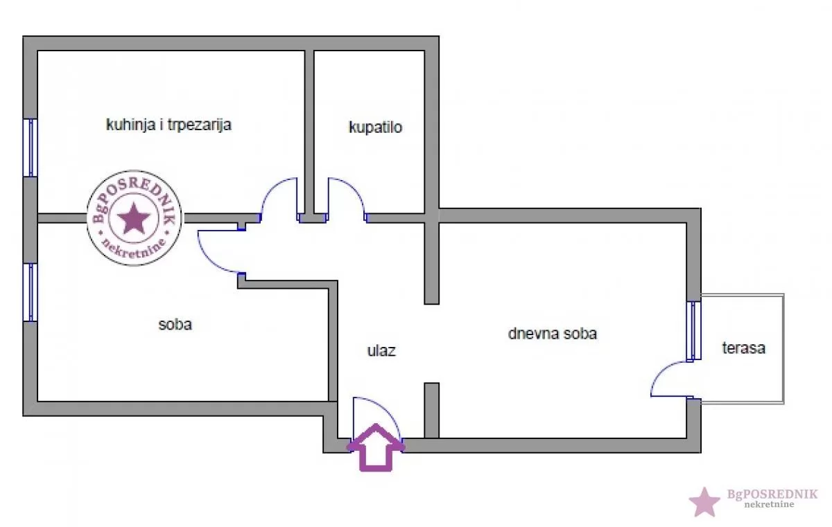 Zvezdara, Đeram, Branka Krsmanovića, 60m2 2