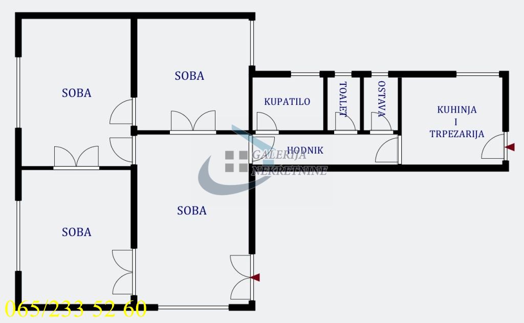 Stari grad  Gundulićev venac   Šantićeva 91m2 3