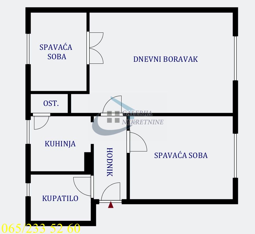 Zemun  Pregrevica   Cara Dušana 46m2 3