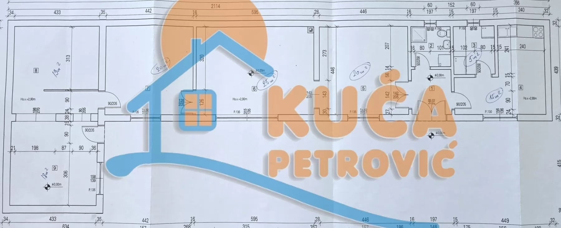 četvorosobna kuća, 294 m2, Donji Komren, Rujnička ID: p-015638 8