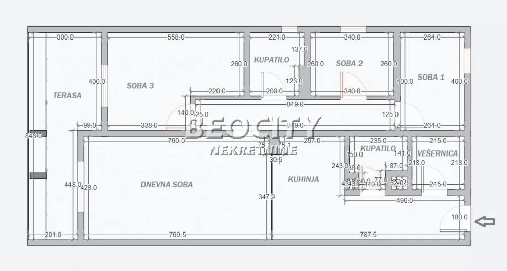 Trosoban stan, 125 m2, Voždovac, Jove Ilića ID: 128200 18