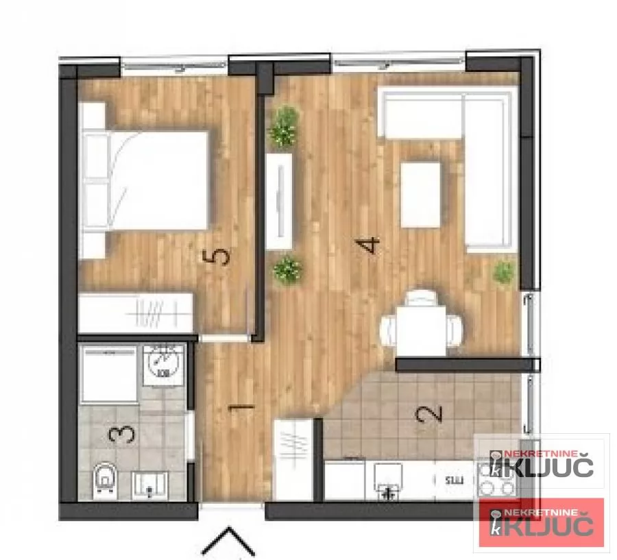 TELEP, 40m2, Jednoiposoban sa pdv, Renomiran investitor 1