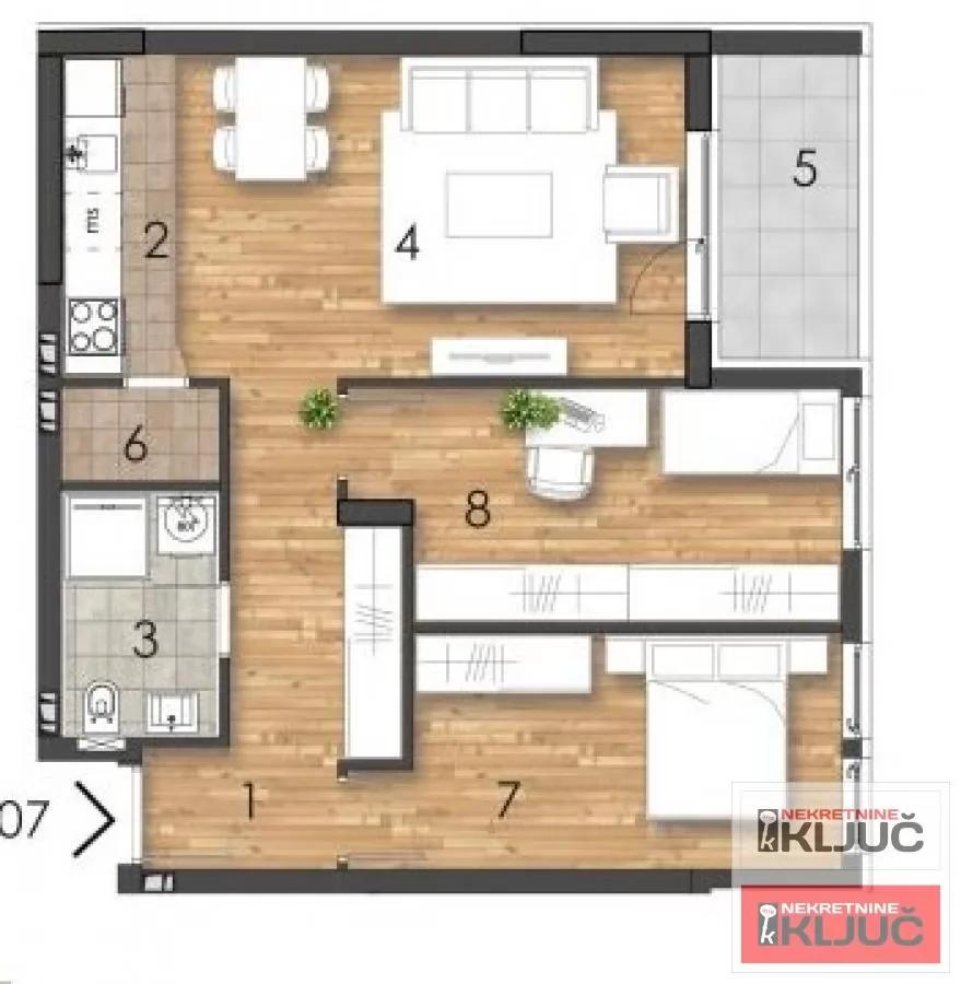 TELEP, 65m2, Trosoban sa pdv, Renomiran investitor 2