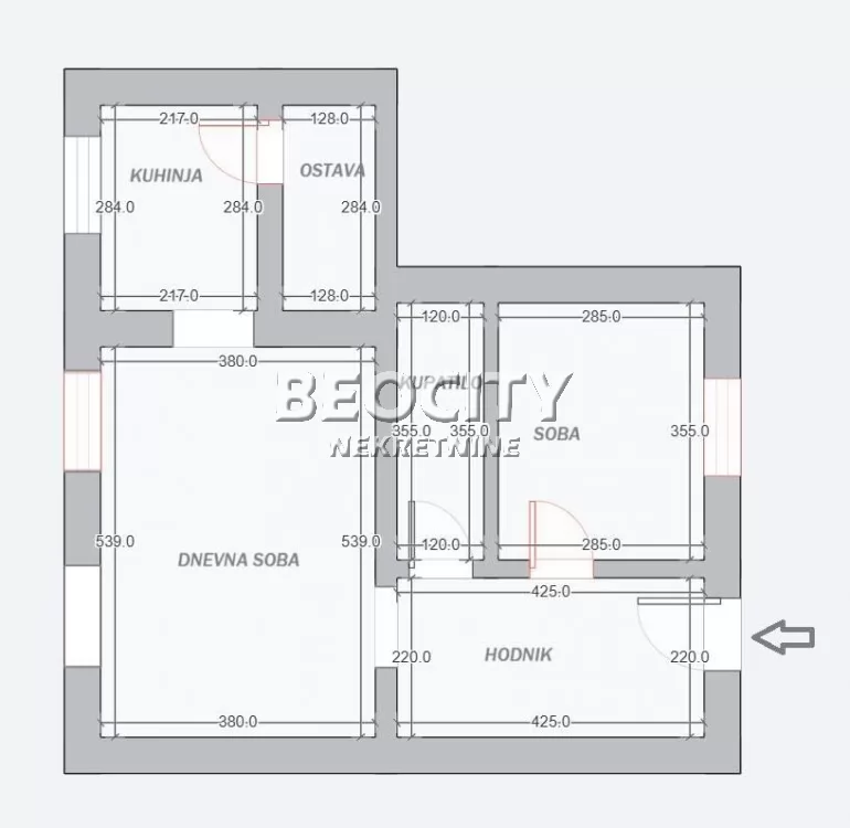 Dvosoban stan, 58 m2, Voždovac, Milovana Marinkovića ID: 108241 19