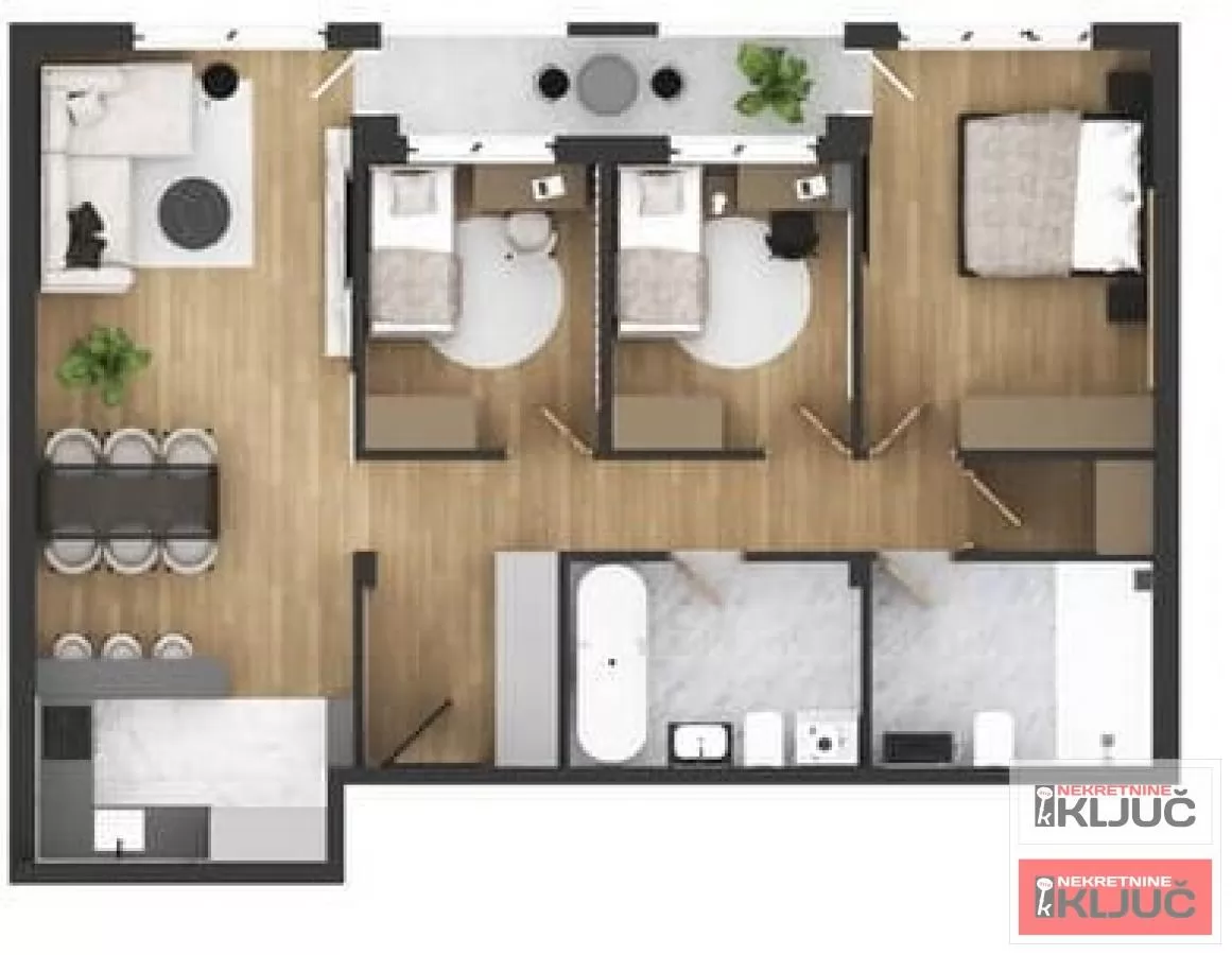 ADICE, 98m2, Četvorosoban sa pdv, Odličan 1