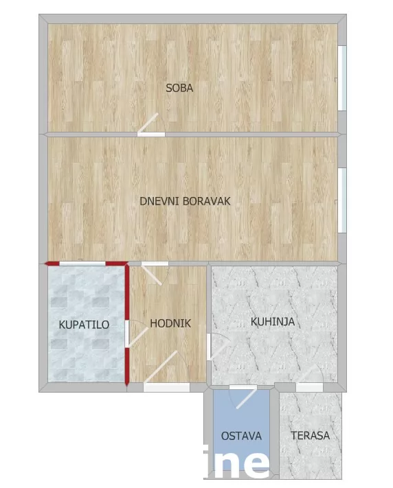 Stan,NOVI SAD,DETELINARA,kv: 47.00, € 110000, ID: 1102133 11