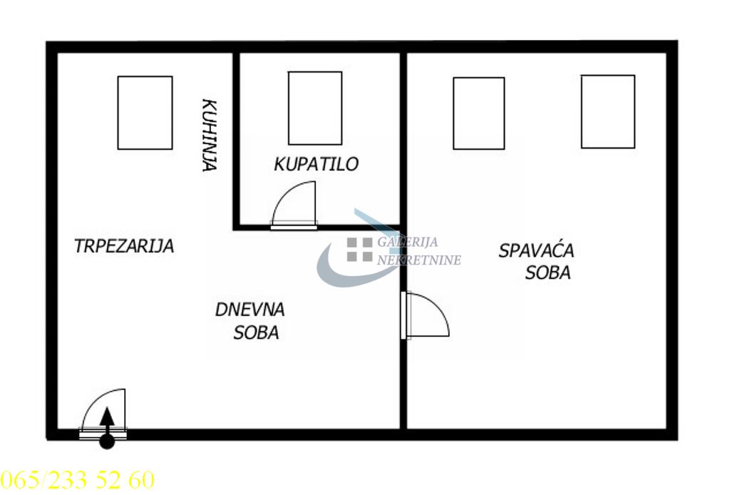 Stari Grad  Oblićev venac   Carice Milice 33m2 4