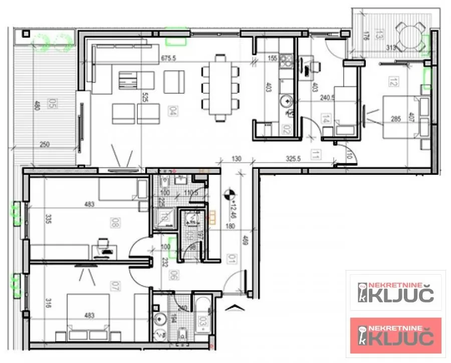 SREMSKA KAMENICA, 141m2, Petosoban sa pdv, Izgradnja 1