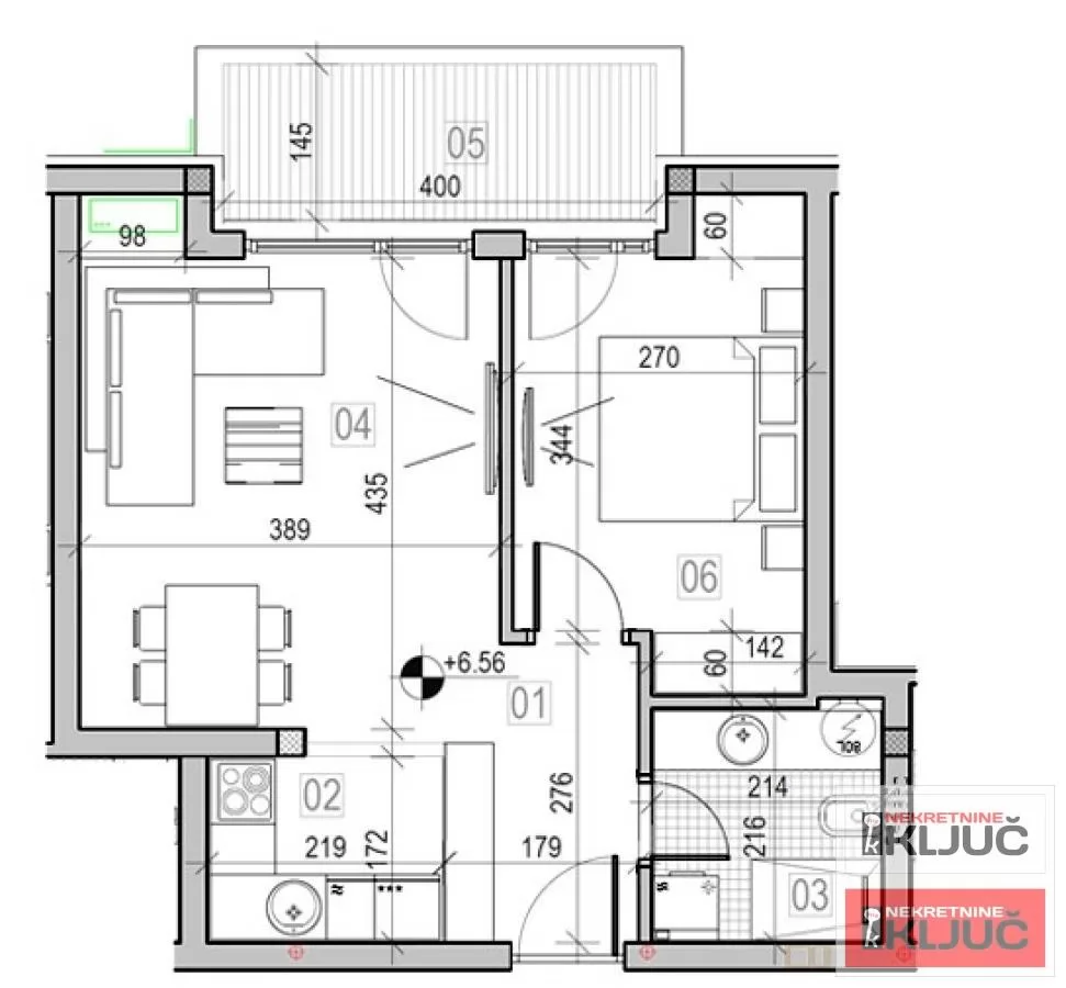 SREMSKA KAMENICA, 48m2, Dvosoban sa pdv, Izgradnja 1