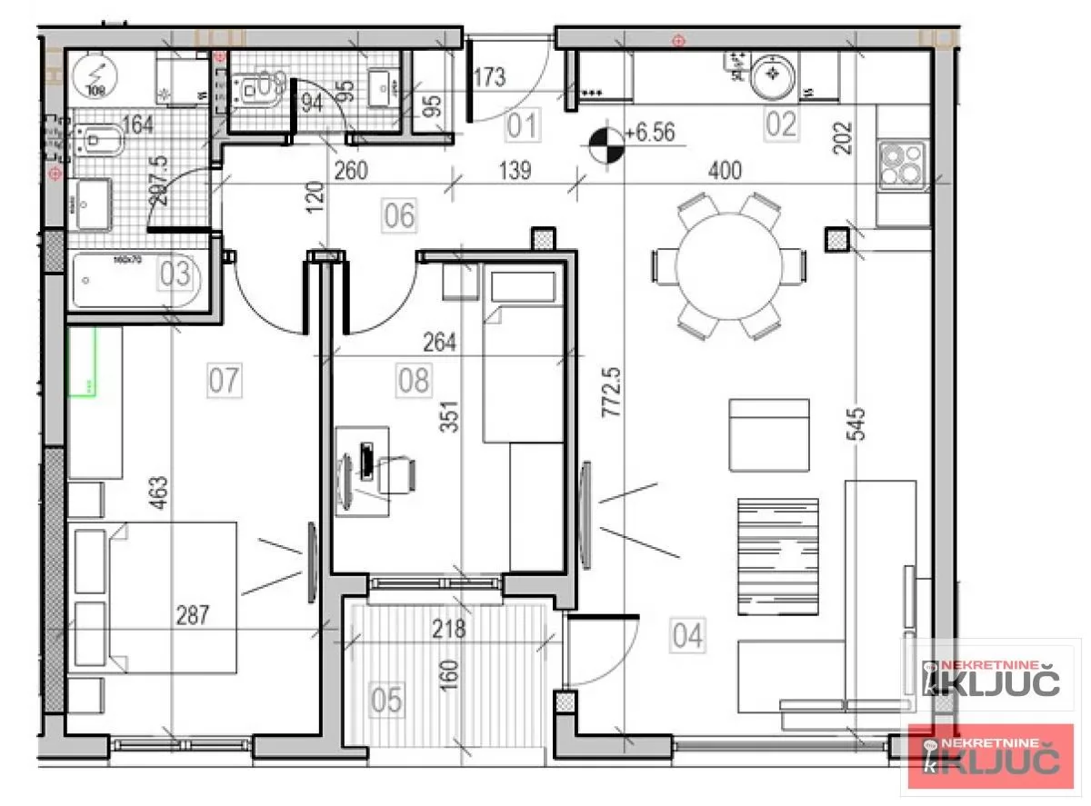 SREMSKA KAMENICA, 71m2, Trosoban sa pdv, Izgradnja 1