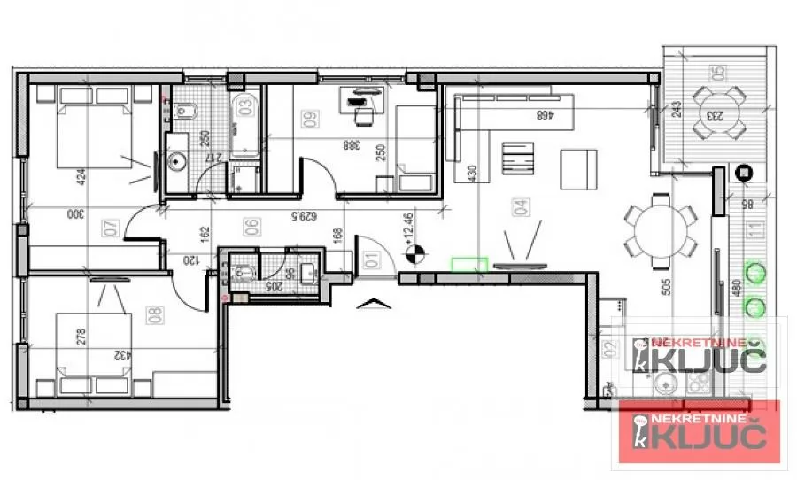 SREMSKA KAMENICA, 92m2, Četvorosoban sa pdv, Izgradnja 1