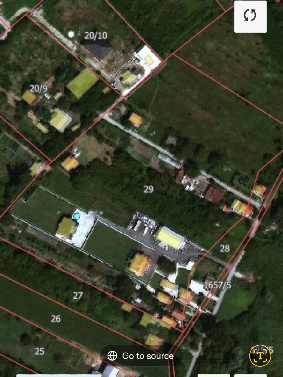 Prodaje se udeo u vlasništvu zemljišta  K O  Krnjača 3