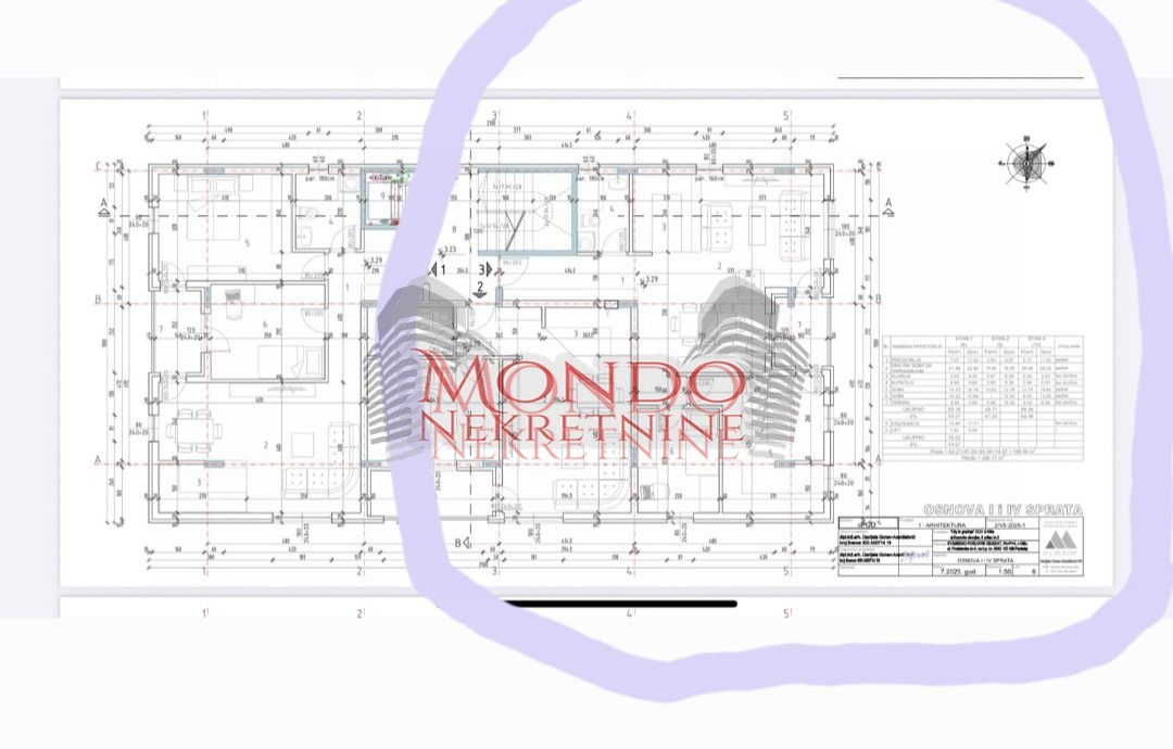 Dvoiposoban stan u novogradnji na Panteleju 8