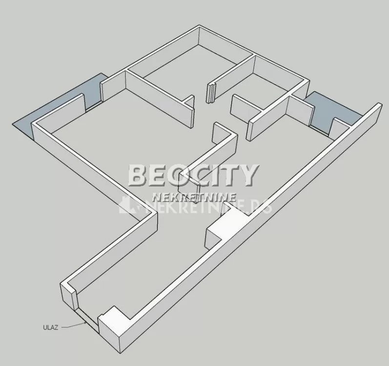 Dvosoban stan, 61 m2, Zemun, Sava Burića ID: 128904 1